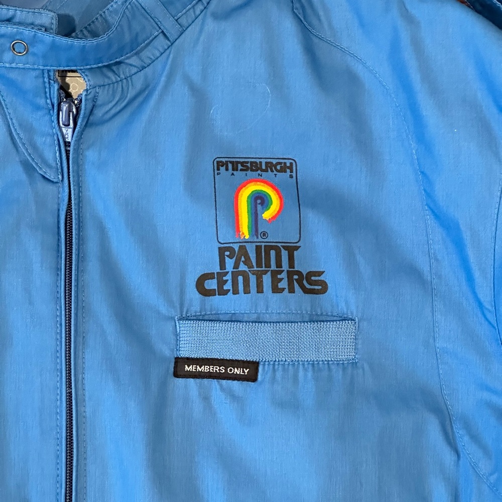 Pittsburgh Paints Member’s Only Men’s Racer Jacket VTG Y2K